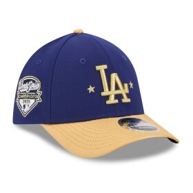New Era Pánská kšiltovka Los Angeles Dodgers MLB Gold 2025 World Series Champions 39THIRTY Flex Velikost: S/M