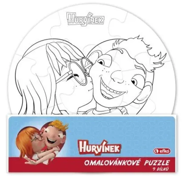 EFKO Puzzle Namaluj si sám: Hurvínek - kruh
