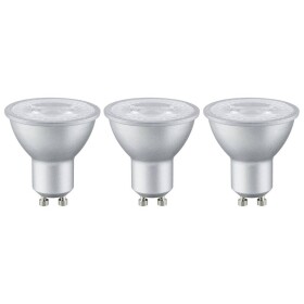 Paulmann 28581 LED Energetická třída (EEK2021) G (A - G) GU10 4 W teplá bílá (Ø x v) 51 mm x 55 mm 3 ks