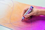 Kontura na textil Marabu Fashion Liner 25ml - 560 třpytivá zelená reseda