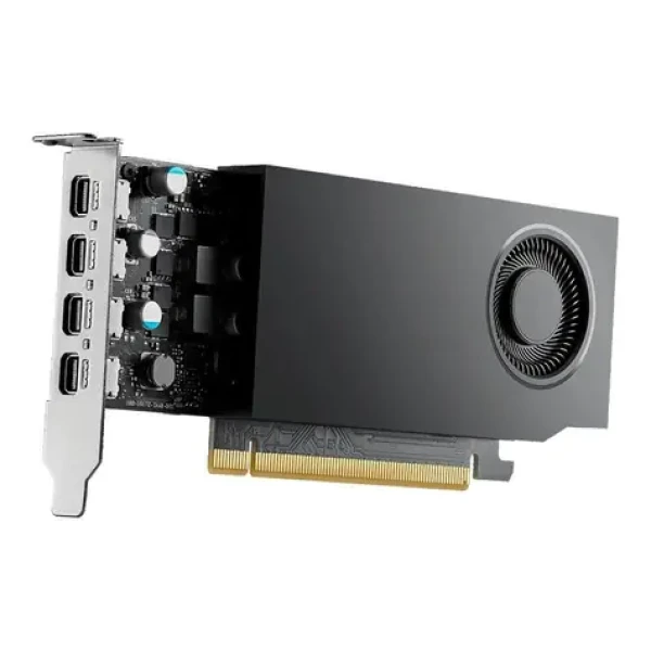 PNY NVIDIA Quadro RTX A400 Power Limited (Small Box) / 4GB GDDR6 / 64-bit / PCIe x8 4.0 / 4x mDP / 50W (VCNRTXA400-PL)