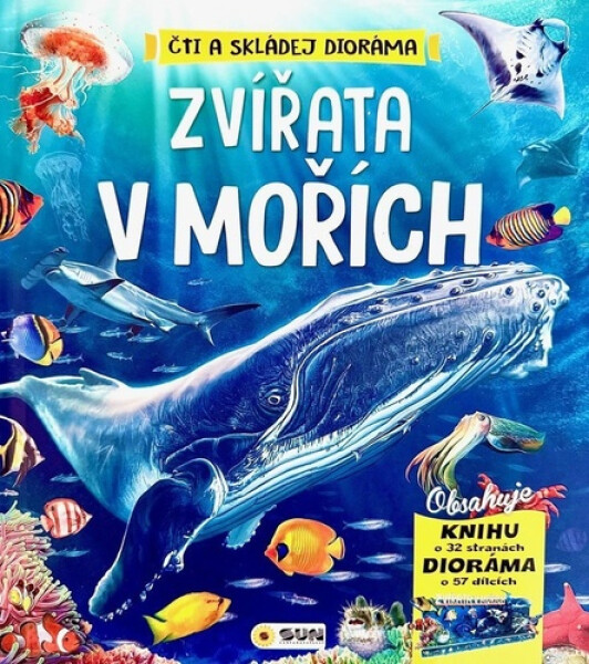Čti a skládej Dioráma Zvířata v mořích