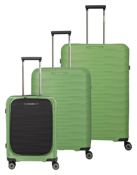 Travelite Mooby S,M,L Front pocket Green S: 44 l / M: 73/80 l / L: 106 L TRAVELITE-76841-80