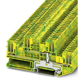 Phoenix Contact 3061499 dvojitá svorka na ochranný vodič 5.2 mm pružinová svorka zelená, žlutá 50 ks