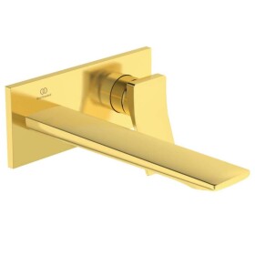 IDEAL STANDARD - Conca Tap Umyvadlová baterie pod omítku, výtok 22 cm, Brushed Gold A7372A2