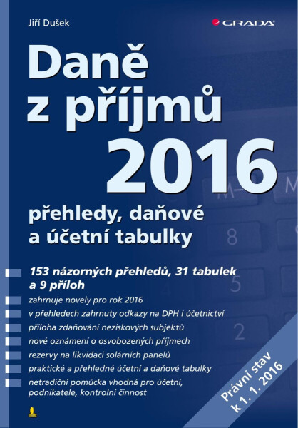 Daně z příjmů 2016 - Jiří Dušek