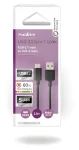 Nedis USB-A - USB-C 3.2 Gen1 2m černá / Kabel / 60 W / 5 Gbps (CCGW61600BK20)