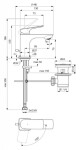 IDEAL STANDARD - Ceralife C Umyvadlová baterie s výpustí, BlueStart, chrom BE040AA