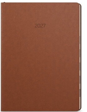 Denní diář 2027 Maxim B5 hnědá