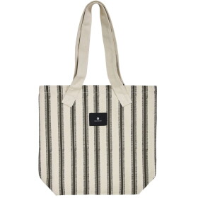 House Doctor Plátěná nákupní taška Off-white/Brown, hnědá barva, textil