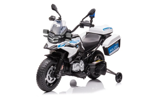 Mamido Dětská elektrická motorka Policie BMW bílá