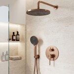 REA - Podomítková sprchová sada Foster Brush Copper + BOX REA-P7621