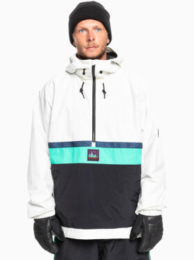 Quiksilver STEEZE SNOW WHITE zimní bunda pánská