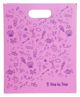 Desky na sešity Step by Step, růžové