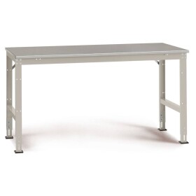 Manuflex AU4014.0001 Pracovní stůl univerzální, základní 1000x 800x760 mm, Pl.povlak plechu KRIEG domácí šedá barva zelená šedá, zelená