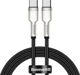 Baseus CATJK-C01 Kabel USB-C (M) - USB-C (M) 1 m černá / 100W (CATJK-C01)