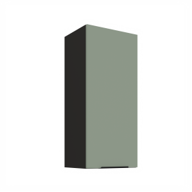 Horní skříňka Aria 40 G-90 1F Barva korpusu: Černá, Barva dvířek: SA - Aquamarine AFM