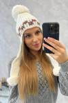 Dámská klapka na uši Nadia K321 bílá UNI