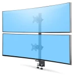 StarTech Vertikální stojan pro 2 monitory / Vertikální stojan pro 2 LCD / 17 - 49" / Nosnost 32 kg / Otočný, naklápěcí (H2MPV-MONITOR-MOUNT)