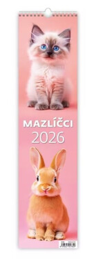 Kalendář nástěnný 2026 - Mazlíčci