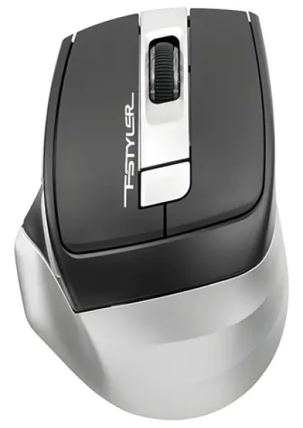 A4tech FSTYLER FB35 šedá / Bezdrátová optická myš / 2000 DPI / Bluetooth + 2.4 GHz / 6tl. + kolečko (A4TMYS46717)