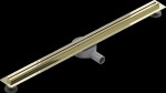 MEXEN - Flat 360 Slim podlahový žlab 80 cm otočný zlato 1541080
