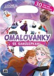 Omalovánky se samolepkami Ledové království