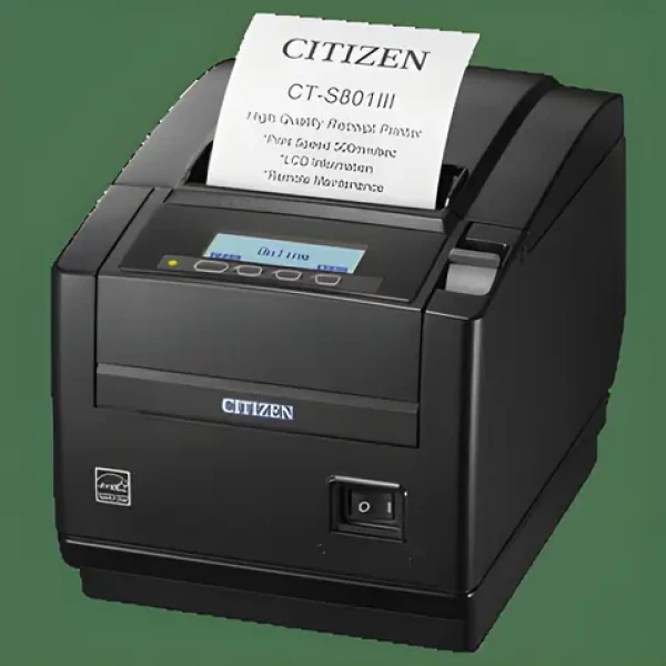 Citizen CT-S801III černá / Pokladní termotiskárna / 80 mm / 203 dpi / 500 mm/s / USB / řezačka (CTS801IIIS3NEBPXX)