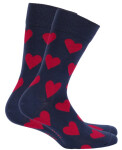 Vzorované pánské ponožky PERFECT MAN-CASUAL černá 42-44