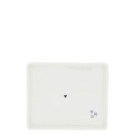 Bastion Collections Keramická máslenka Daisies in Blue, modrá barva, keramika