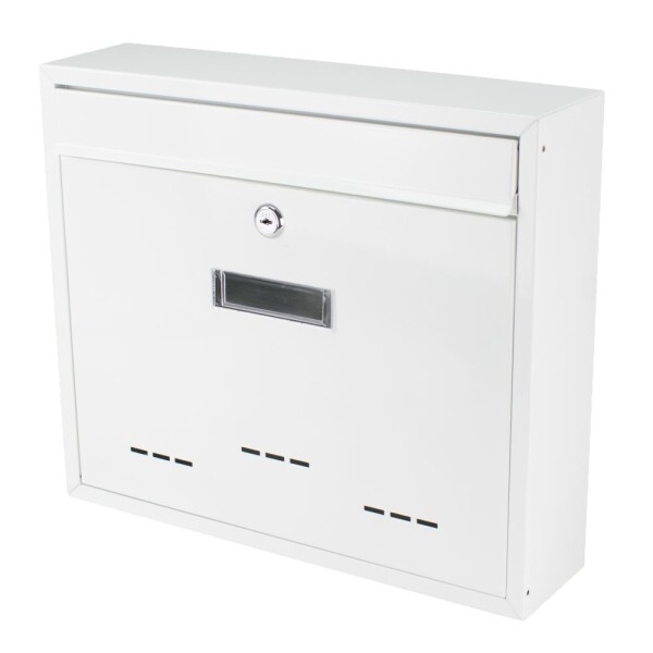 Poštovní schránka bílá, 360x90x310mm, RADIM V.