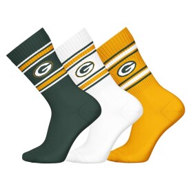 Pánské ponožky Green Bay Packers NFL Team Set Crew (3 páry) Velikost: 39–42