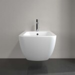 VILLEROY & BOCH - Venticello Závěsný bidet, s 1 otvorem pro baterii, CeramicPlus, alpská bílá 441100R1
