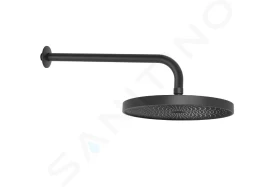 Kielle Hlavová sprcha 260, 1 proud, sprchové rameno 35 cm, matná černá 20102SE4