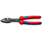 KNIPEX - kleště půlkulaté, zahnuté, s křížovým ozubením - 200mm, vysoká pevnost čelistí (3821200)