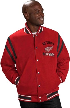 G-III Pánská Bunda Detroit Red Wings Tailback Jacket Velikost: