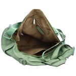 Stylový dámský koženkový kabelko/batoh Trinida, zelený