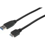 Digitus černý / USB kabel / USB-A - Micro USB-B / USB 3.0 / 1 m (AK-300116-010-S)