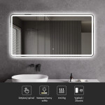 CERANO - Koupelnové LED zrcadlo Aspetto - 100x70 CER-429352