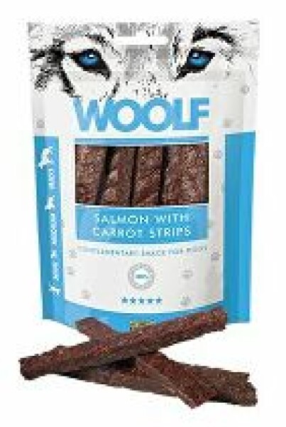 WOOLF Classic poch. Salmon with Carrot Strips 100g