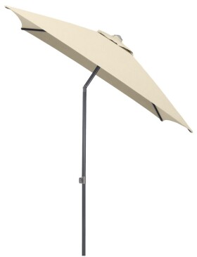 KETTLER Slunečník KETTLER EASY PUSH 200x200 cm - matný antracit/béžová - voděodolný