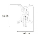 Mamido Dětská elektrická motorka Future 88 černá