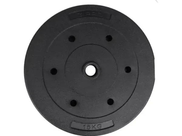 ZIPRO Kulatá zátěž 15 kg 31 mm / bitumenová hmota s plastovým krytem (11926659)