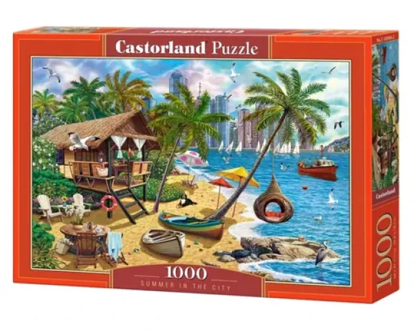 Castorland 105045 Léto ve městě