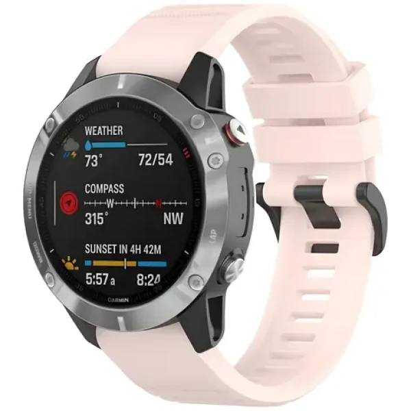 Beline Watch růžová / Řemínek pro smartwatch / Garmin Fenix 7 Pro/8/Fenix E/Epix Pro Gen2 / silikon (05908047991235)