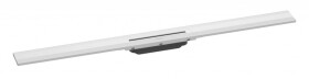 HANSGROHE - RainDrain Flex Lineární sprchový žlab s nerezovým roštem 1000, ke stěně, zkrátitelný, matná bílá 56053700