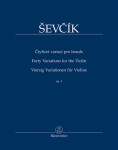 Čtyřicet variací pro housle op. 3 - Otakar Ševčík