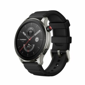 Zánovní - Amazfit GTR 4 černá / Chytré hodinky / 1.43" AMOLED / snímač tepu / BT 5.0 / Wi-Fi / GPS / snímač SpO2 / 5 ATM / zánovní (6972596105718.zanovni)