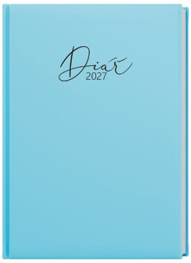 Týdenní diář 2027 Prokop Pastel B6 modrá