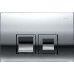 GEBERIT - Duofix Set předstěnové instalace, klozetu Alpha a sedátka, tlačítko Delta35, lesklý chrom SANI11CD1144